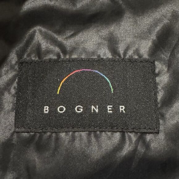 Bogner Men’s Vest Sz 40 Black Nylon Multi Pocket Zip Front Outdoor Layer Quilted - Picture 4 of 11